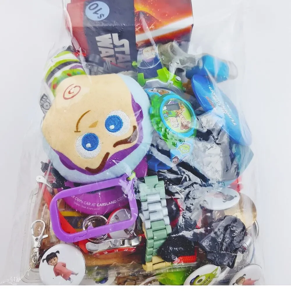 Disney Boys Mix Pop Culture Mystery Jewelry Bundle – 1.6 Pound AS-IS Lot A40
